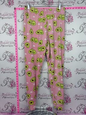 Weekend Edition Pink Avocado Lounge Pants